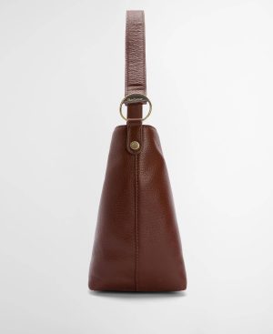 Cedar Leather Bucket Bag