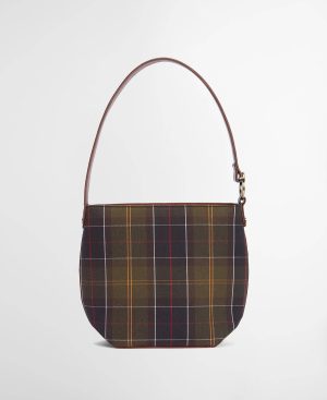 Cedar Tartan Bucket Bag