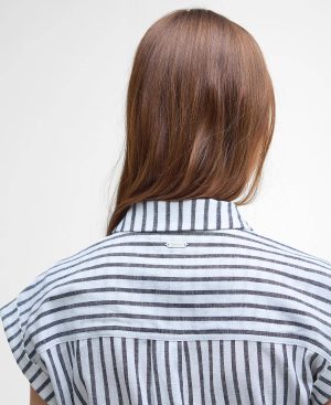 Abby Striped Midi Dress