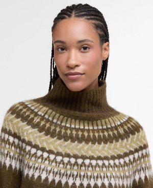 Lorrie Fair Isle Roll-Neck Jumper