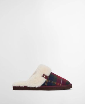 Claudia Tartan Mule Slippers