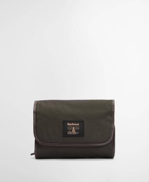 Waxed Hanging Washbag