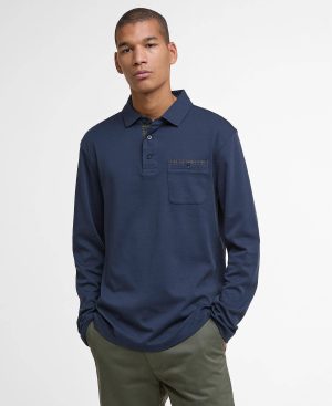 Corpatch Tailored Long-Sleeved Polo Shirt