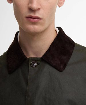 Barbour x Baracuta Tyne Waxed Car Coat