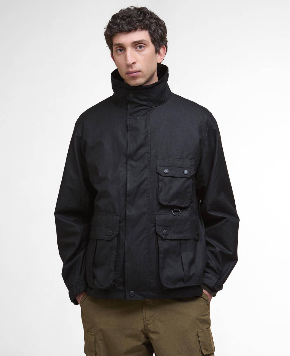 Re-Engineered Utility Bedale Waxed Jacket