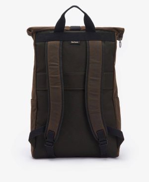 Field Roll-Top Waxed Backpack